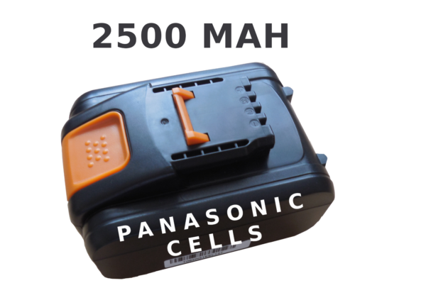 Accu voor Worx WG540- 18 Volt - 2500 mAh - top kwaliteit Panasonic cellen