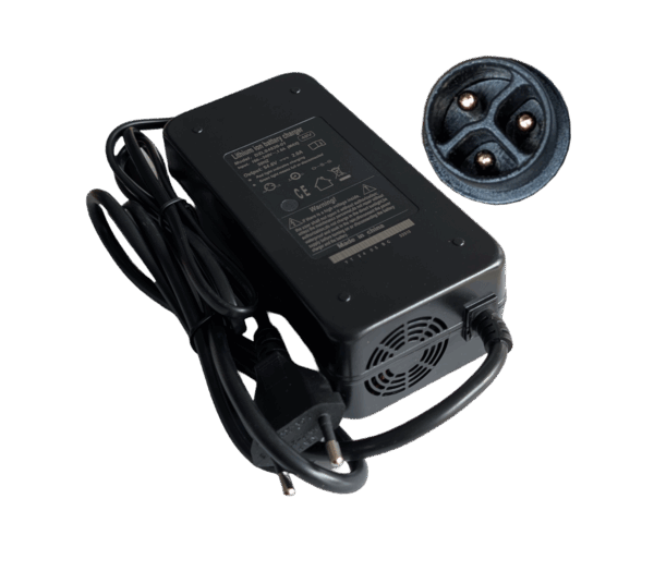 fietsacculader 54 volt / 2 A voor 48 volts voor Mate X Accu's en andere fatbike accu's