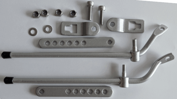 Universele fietsaccu compleet met  bagagedrager en oplader voor zelfbouw - 13 Ah - incl oplader - grijs - Afbeelding 2