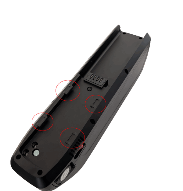 Hailong Downtube accu voor diverse fatbike / Cargo / zelfbouw fietsen - 48 volt - 15.0 Ah - 720 WH inclusief de houder - Afbeelding 6