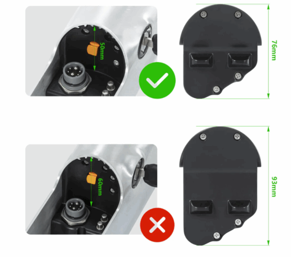 Accu voor Fongers Nuevo, Bikkel, Zündapp 810, Z898, Telefunken Aufsteiger - 36 volt - 12,8 AH- 474 Wh - Afbeelding 7