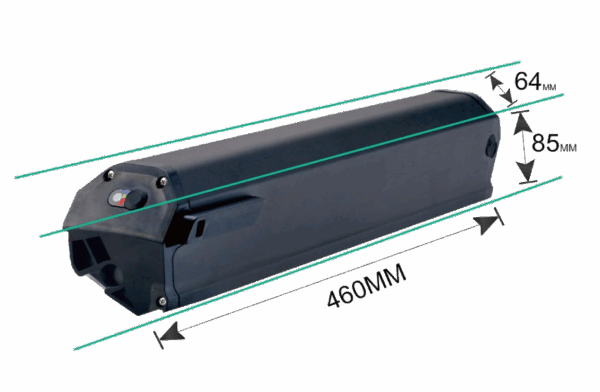 Dorado Plus fietsaccu frame voor Qwic, bezorgfietsen Reention, Evo1, Evo2, Evo3 - 36 Volt - 16 - 576 Wh - Afbeelding 5