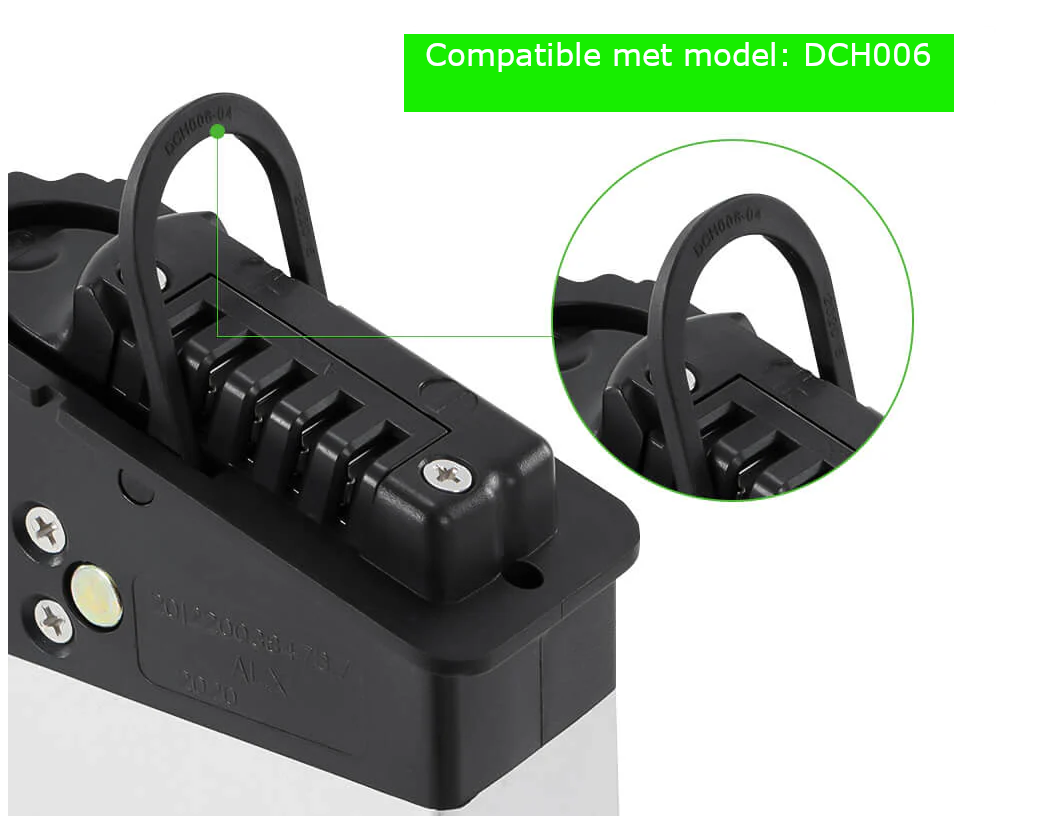 Fietsaccu voor diverse vouwfietsen DHC006 voor FIdo M1 Pro Bezior XF200, Samebike - 48 V - 11,6 AH - 556 wh Fietsaccu voor diverse vouwfietsen DHC006 voor FIdo M1 Pro Bezior XF200, Samebike - 48 V - 11,6 AH - 556 wh - Afbeelding 8